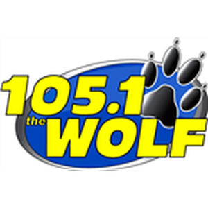 105.1 The Wolf logo