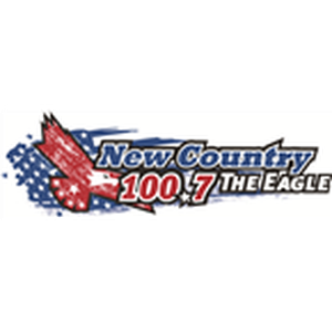 100.7 The Eagle WEFX logo