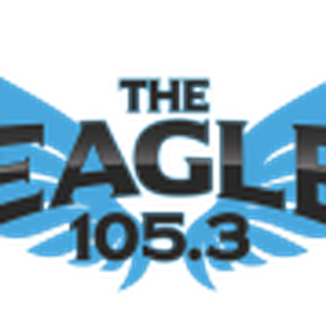 105.3 The Eagle ROCKS! logo