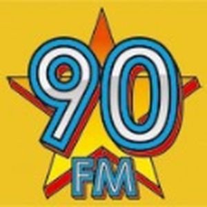 90 FM logo
