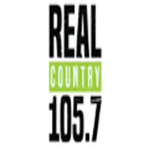 Real Country 105.7 logo