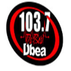 103.7 Da Beat logo