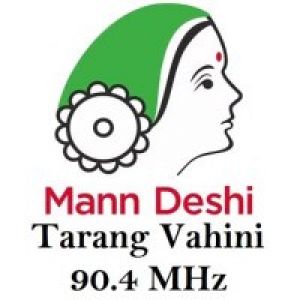 Mann Deshi Tarang Vahini 90.4 MHz logo