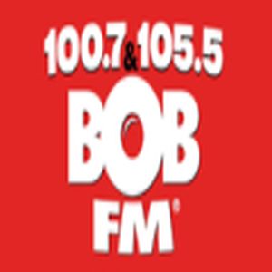 100.7 BOB FM logo