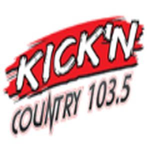 Kick'n Country 103.5 logo