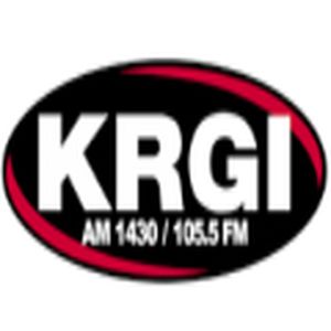 KRGI AM 1430/105.5 FM logo