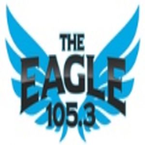 105.3 The Eagle logo