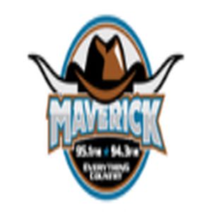 Maverick Radio 95.1 & 94.3 logo