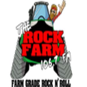 106.7 The Rock Farm logo