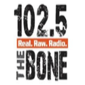 102.5 The Bone logo