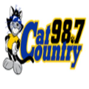 Cat Country 98.7 logo