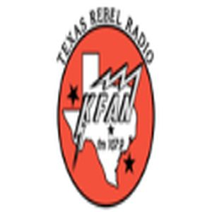 Texas Rebel Radio 107.9 FM logo