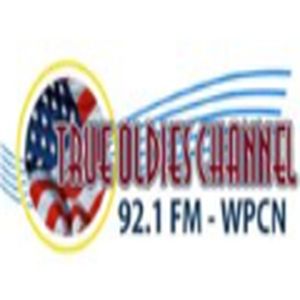 True Oldies 92.1 & 1010 AM WPCN logo