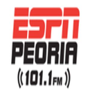 101.1 ESPN Peoria logo