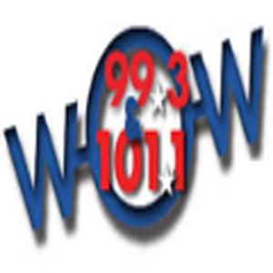 WOW 101.1 & 99.3 logo