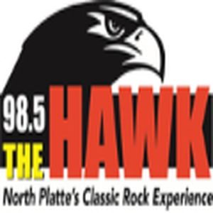 98.5 The Hawk logo