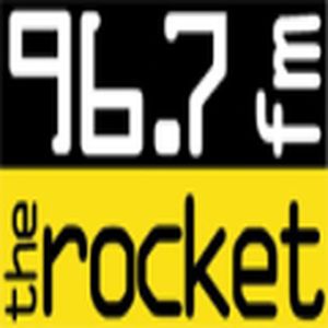 96.7 The Rocket logo