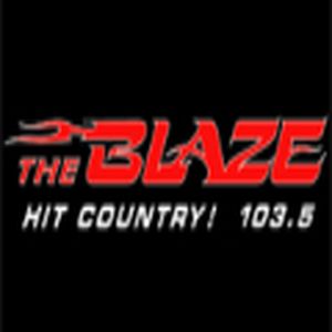 103.5 The Blaze logo
